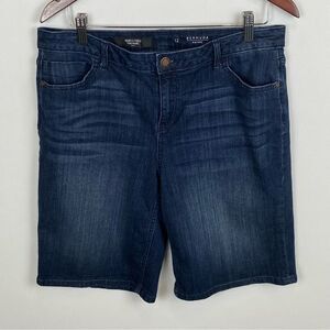 Simply Vera by Vera Wang Denim Bermuda Mid Rise Jean Shorts